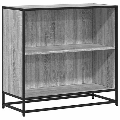 Libreria Grigio Sonoma 80,5x35x76 cm in Legno Multistrato