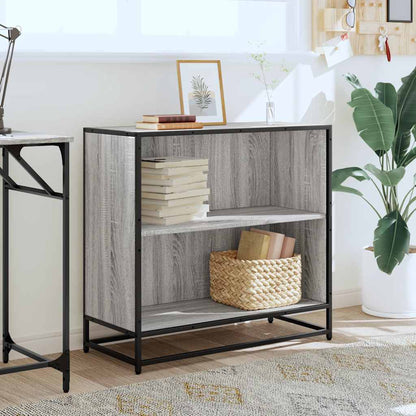 Libreria Grigio Sonoma 80,5x35x76 cm in Legno Multistrato