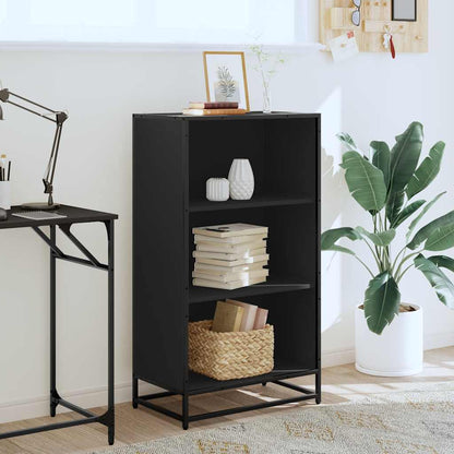 Libreria Nera 60x35x107,5 cm in Legno Multistrato | homemem39