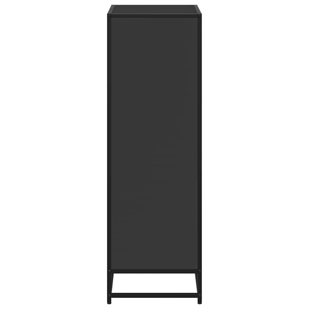 Libreria Nera 60x35x107,5 cm in Legno Multistrato | homemem39