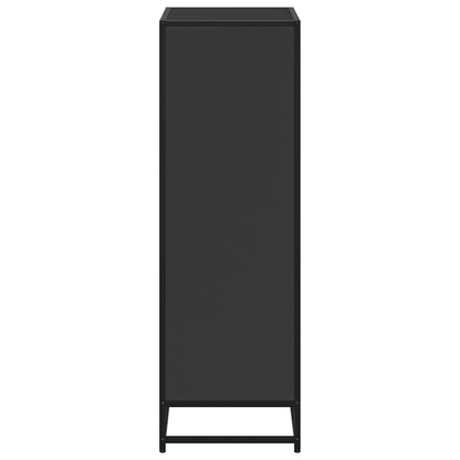 Libreria Nera 60x35x107,5 cm in Legno Multistrato | homemem39