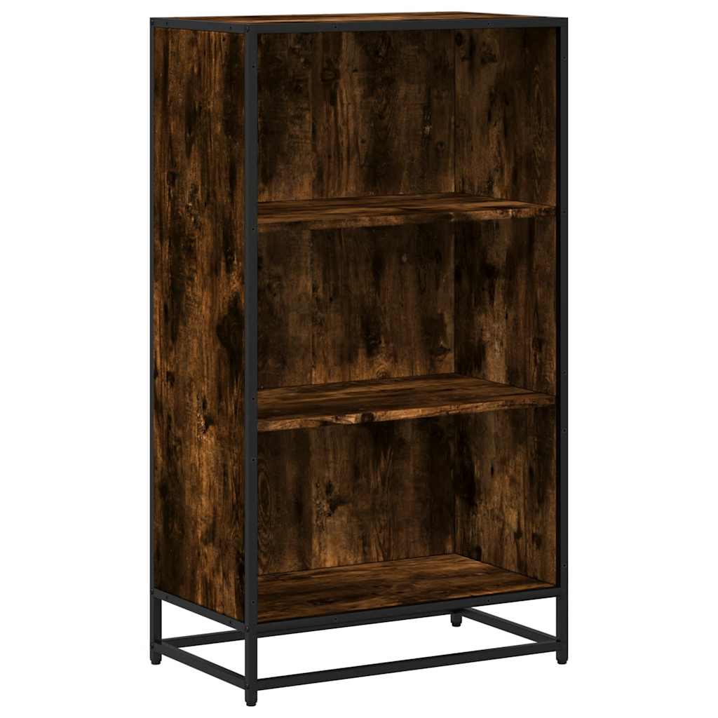 Libreria Rovere Fumo 60x35x107,5 cm in Legno Multistrato | homemem39