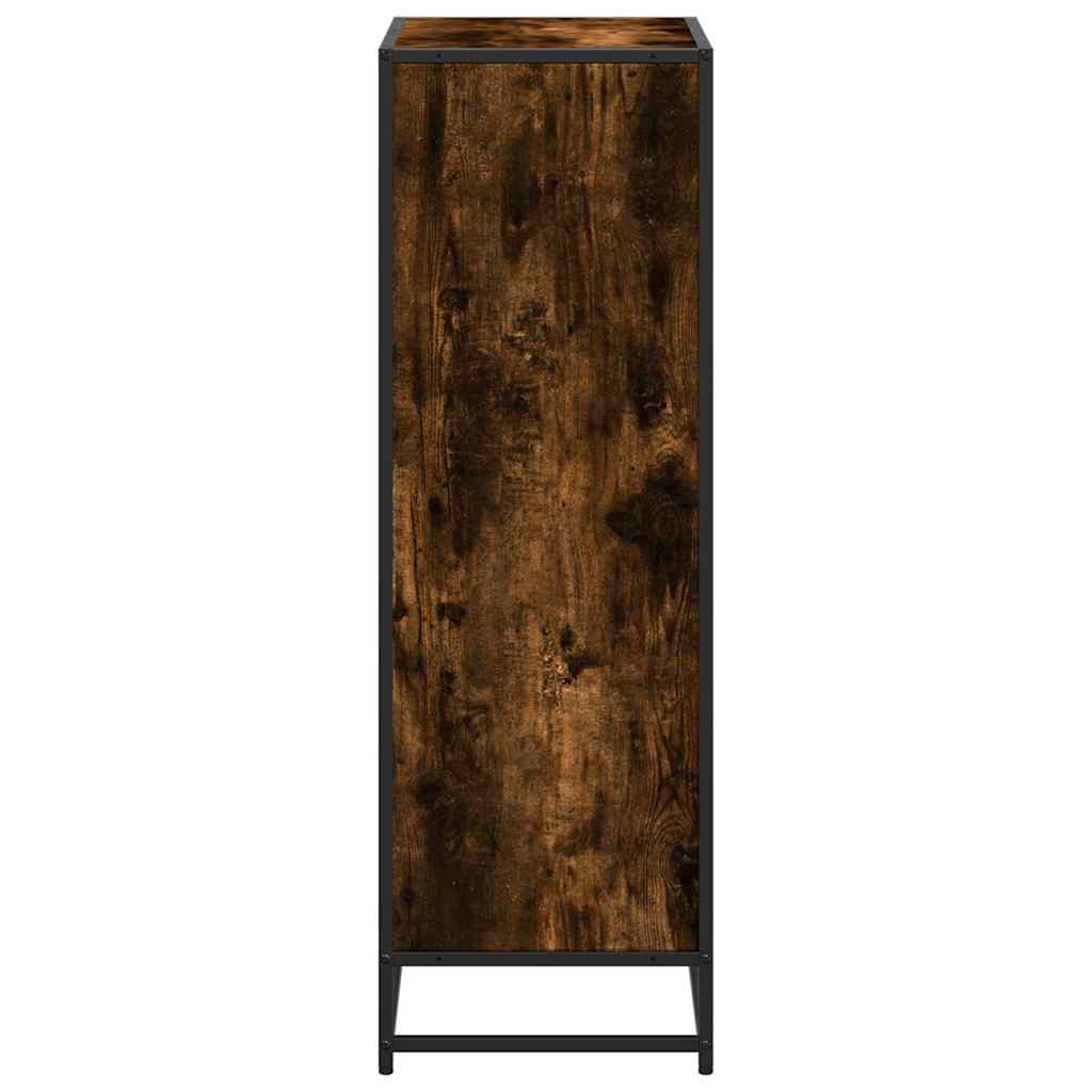 Libreria Rovere Fumo 60x35x107,5 cm in Legno Multistrato | homemem39