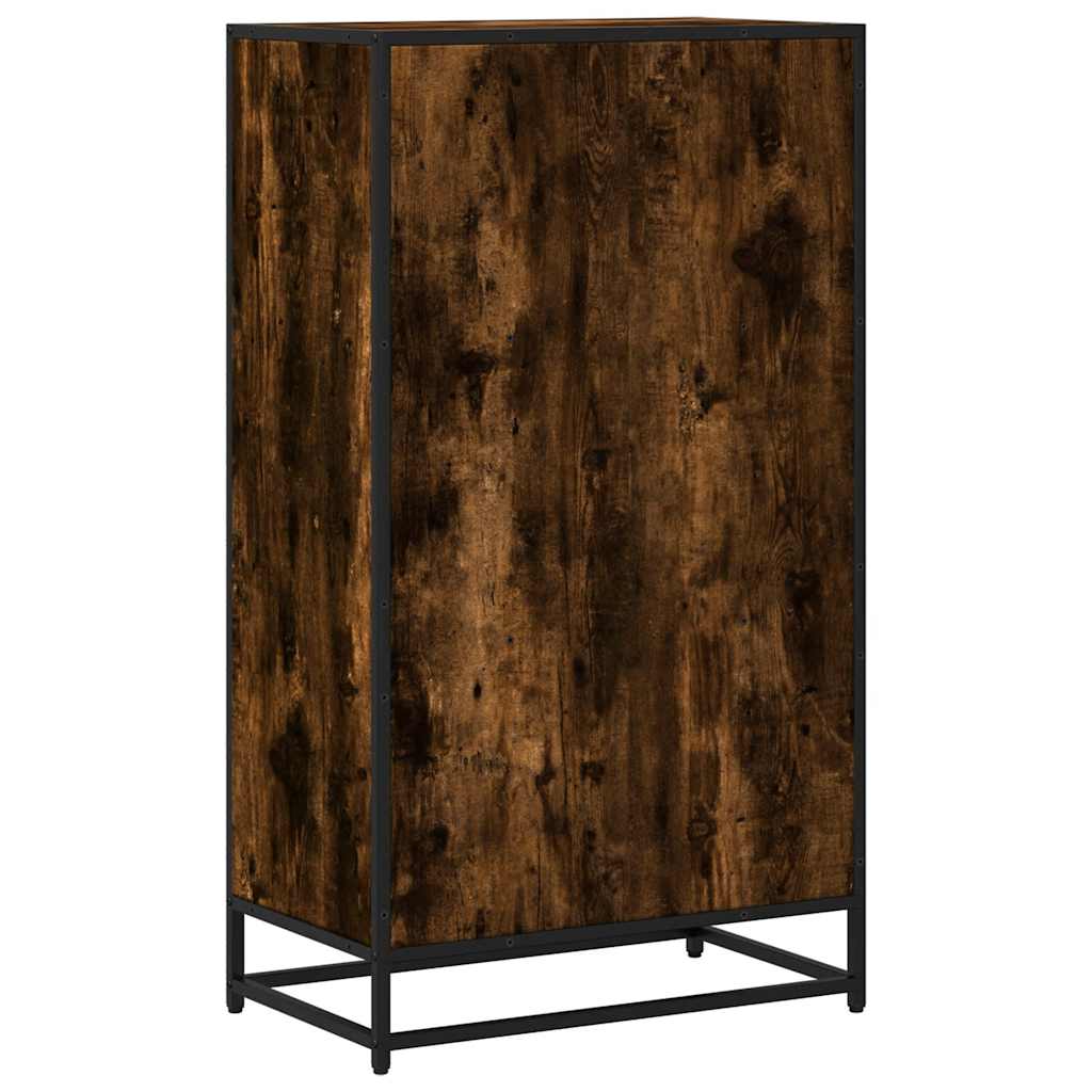 Libreria Rovere Fumo 60x35x107,5 cm in Legno Multistrato | homemem39
