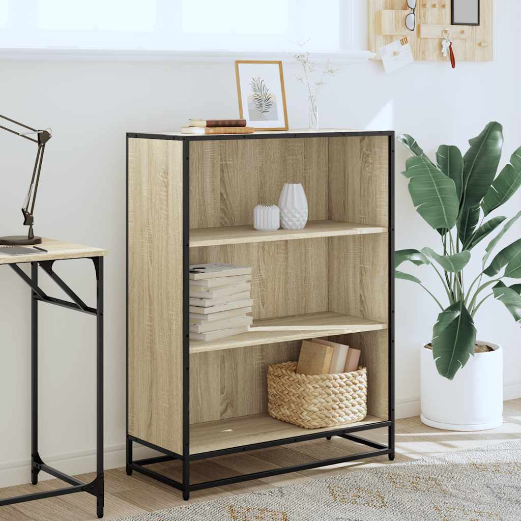 Libreria Rovere Sonoma 80,5x35x107,5 cm in Legno Multistrato | homemem39