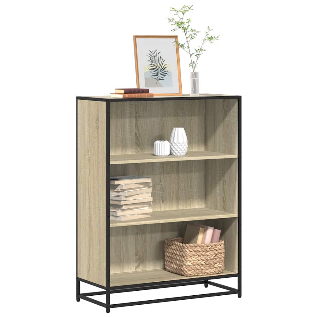 Libreria Rovere Sonoma 80,5x35x107,5 cm in Legno Multistrato | homemem39