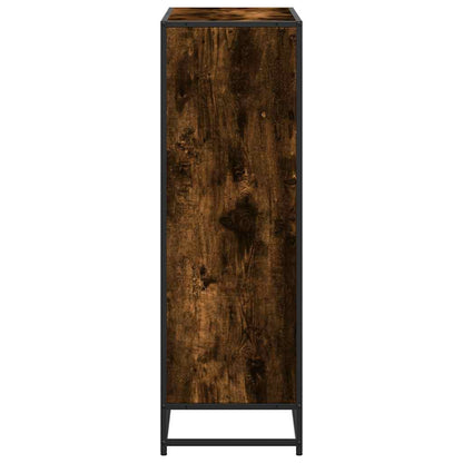 Libreria Rovere Fumo 80,5x35x107,5 cm in Legno Multistrato | homemem39