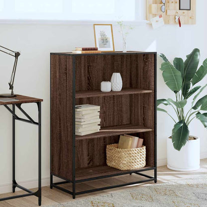 Libreria Rovere Marrone 80,5x35x107,5 cm in Legno Multistrato | homemem39
