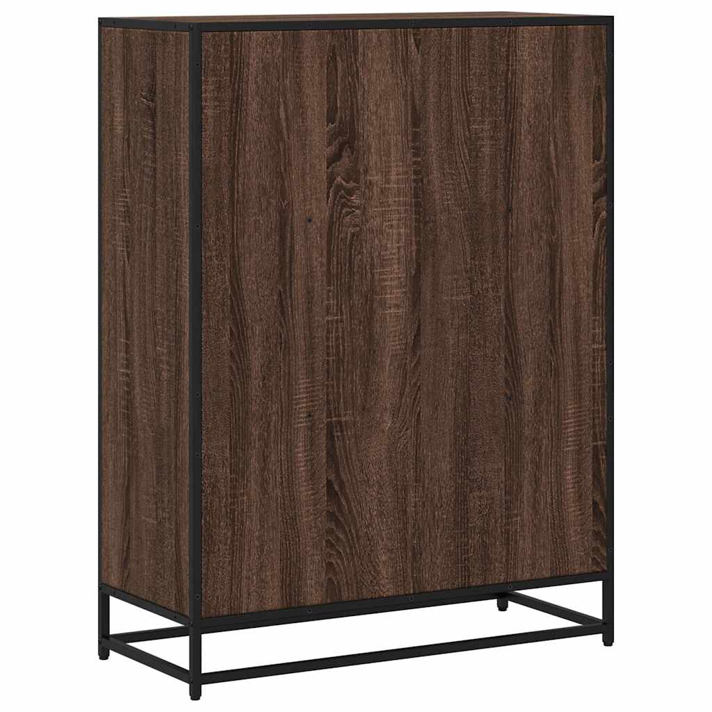 Libreria Rovere Marrone 80,5x35x107,5 cm in Legno Multistrato | homemem39