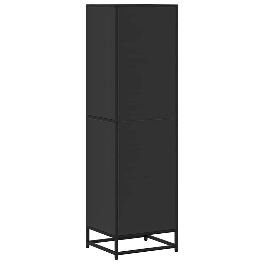 Libreria Nera 40x35x139 cm in Legno Multistrato | homemem39