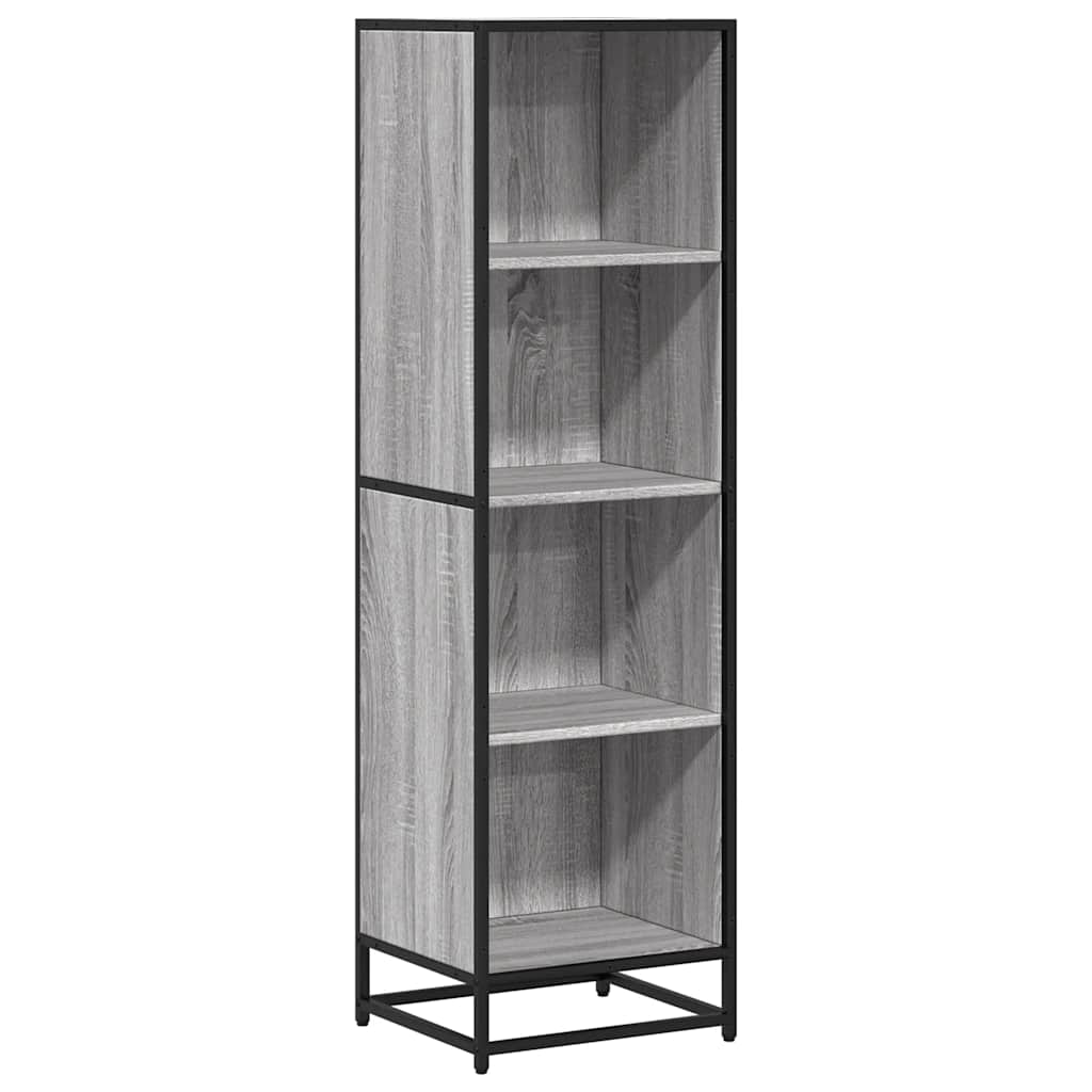 Libreria Grigio Sonoma 40x35x139 cm in Legno Multistrato | homemem39