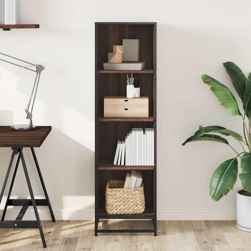 Libreria Rovere Marrone 40x35x139 cm in Legno Multistrato | homemem39