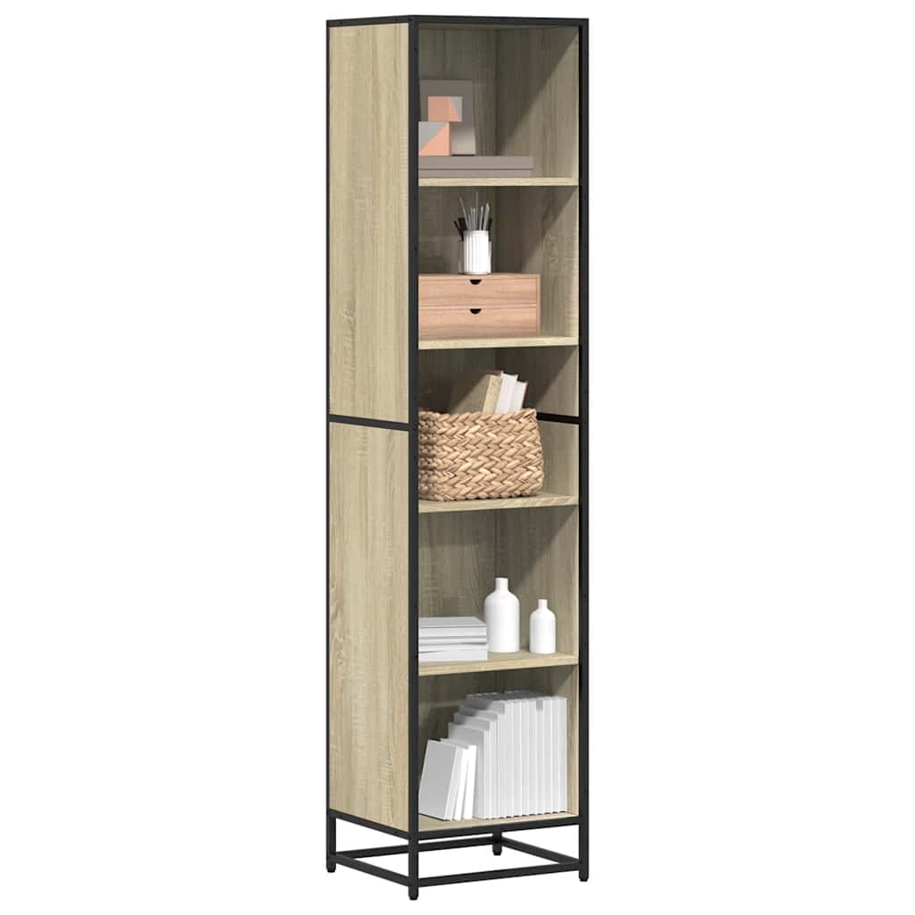 Libreria Rovere Sonoma 40x35x170,5 cm in Legno Multistrato | homemem39
