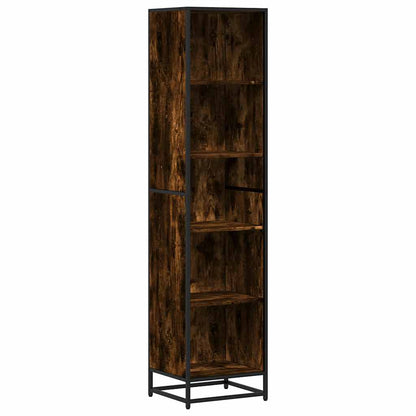 Libreria Rovere Fumo 40x35x170,5 cm in Legno Multistrato | homemem39