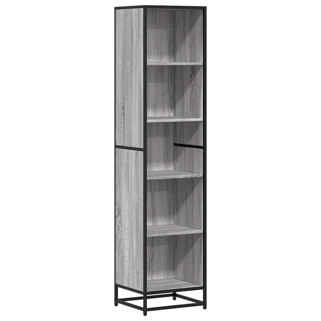 Libreria Grigio Sonoma 40x35x170,5 cm in Legno Multistrato | homemem39
