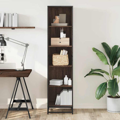 Libreria Rovere Marrone 40x35x170,5 cm in Legno Multistrato | homemem39