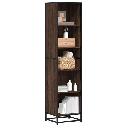 Libreria Rovere Marrone 40x35x170,5 cm in Legno Multistrato | homemem39