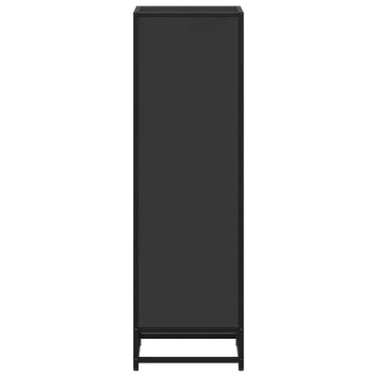 Libreria Nera 33,5x33x107,5 cm in Legno Multistrato | homemem39