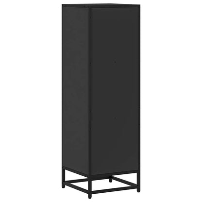 Libreria Nera 33,5x33x107,5 cm in Legno Multistrato | homemem39