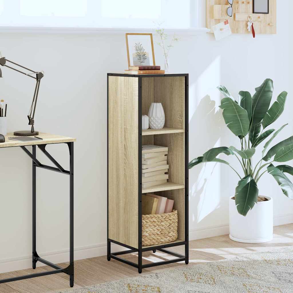 Libreria Rovere Sonoma 33,5x33x107,5 cm in Legno Multistrato | homemem39