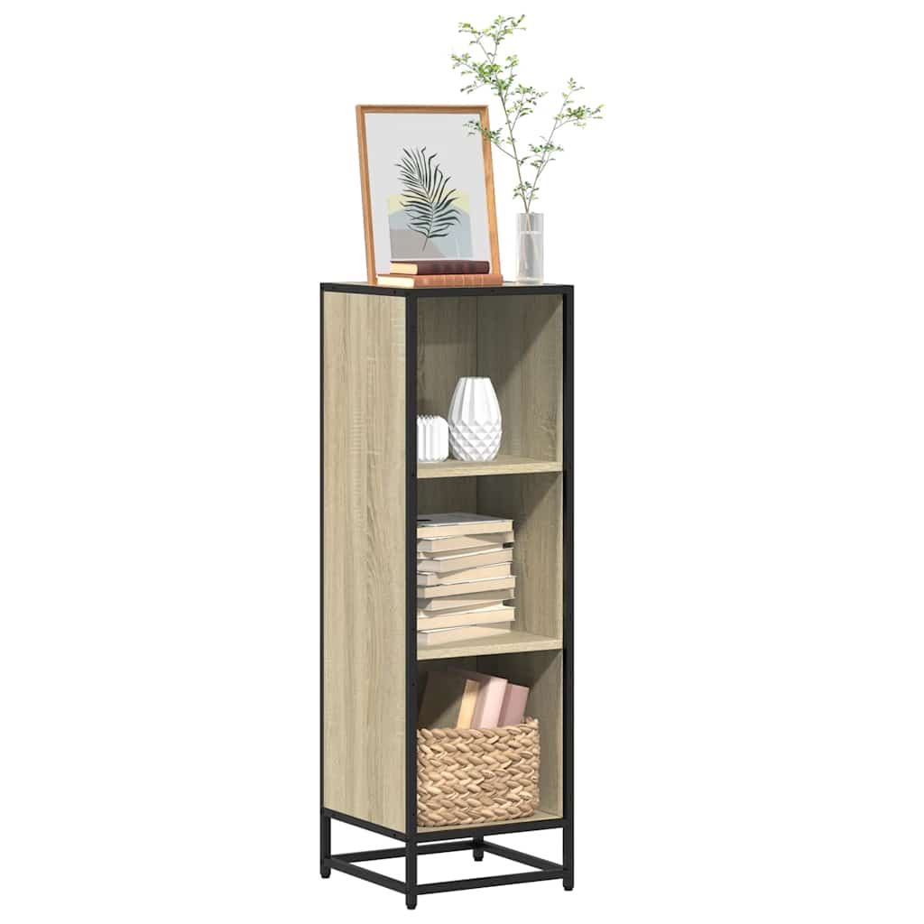 Libreria Rovere Sonoma 33,5x33x107,5 cm in Legno Multistrato | homemem39