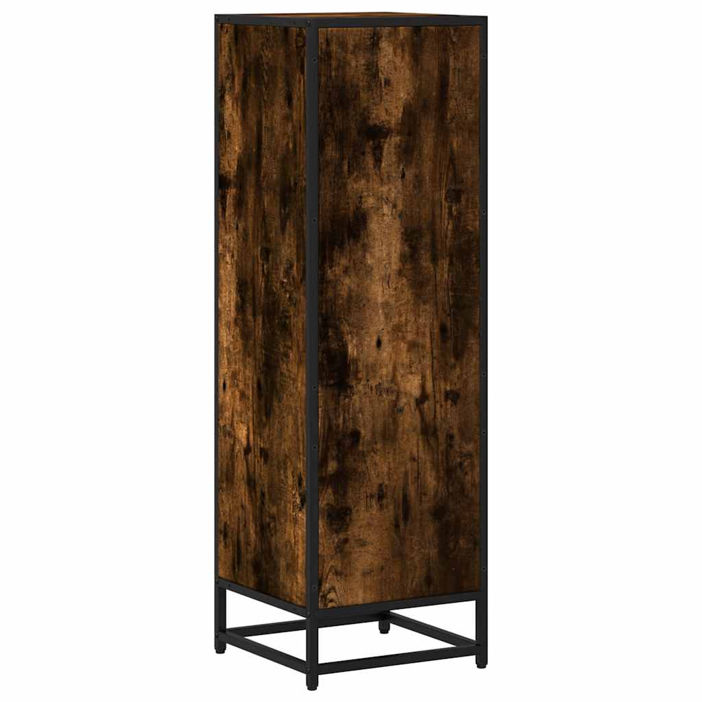 Libreria Rovere Fumo 33,5x33x107,5 cm in Legno Multistrato | homemem39