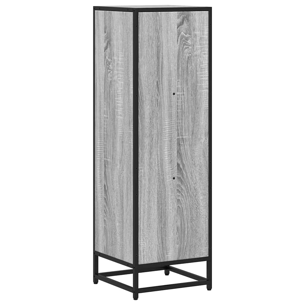 Libreria Grigio Sonoma 33,5x33x107,5 cm in Legno Multistrato | homemem39
