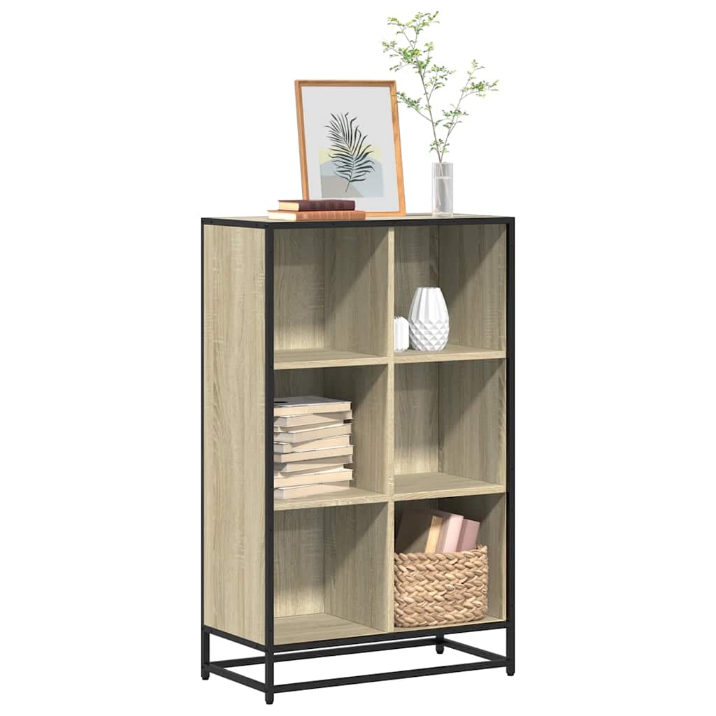 Libreria Rovere Sonoma 65,5x33x107,5 cm in Legno Multistrato | homemem39