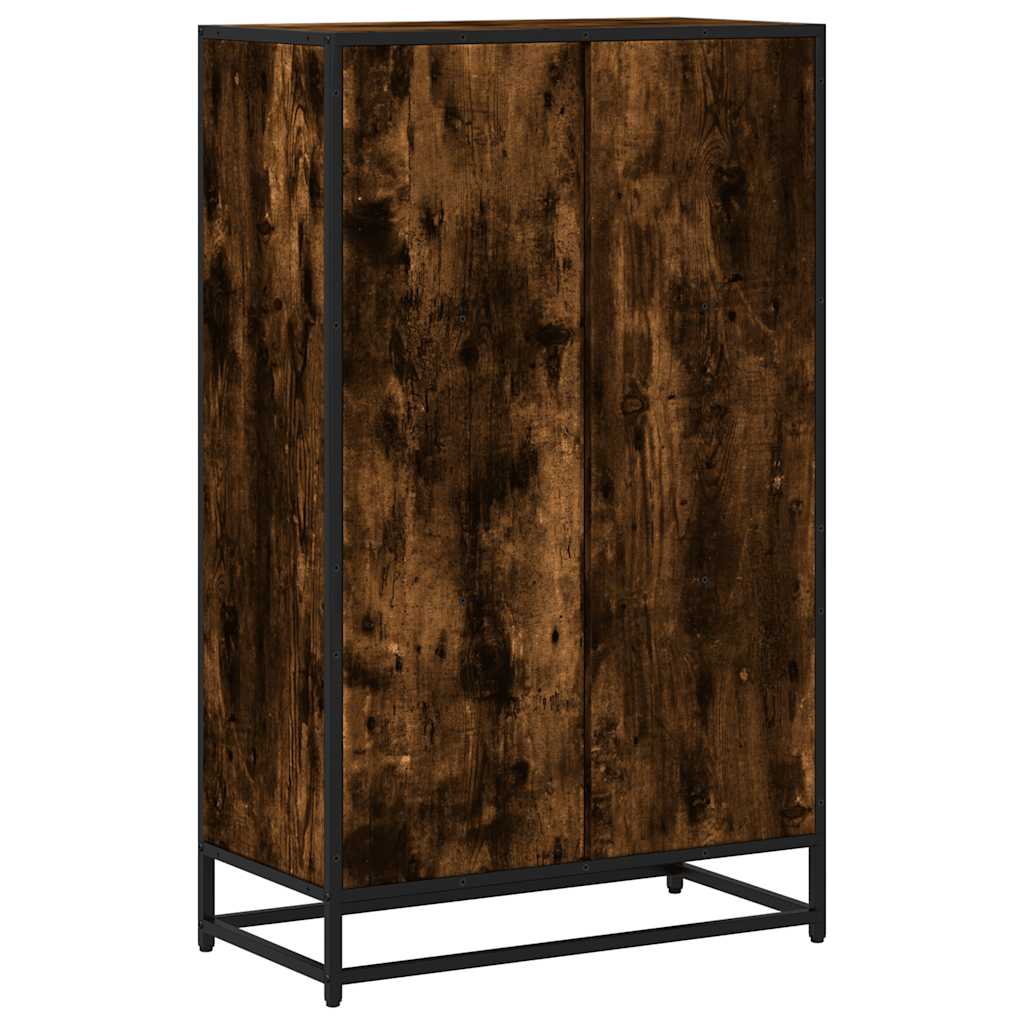 Libreria Rovere Fumo 65,5x33x107,5 cm in Legno Multistrato | homemem39