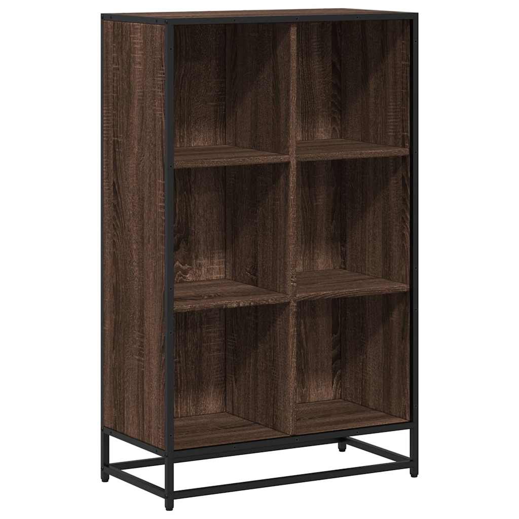 Libreria Rovere Marrone 65,5x33x107,5 cm in Legno Multistrato | homemem39