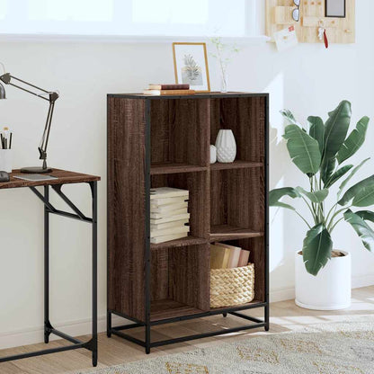 Libreria Rovere Marrone 65,5x33x107,5 cm in Legno Multistrato | homemem39