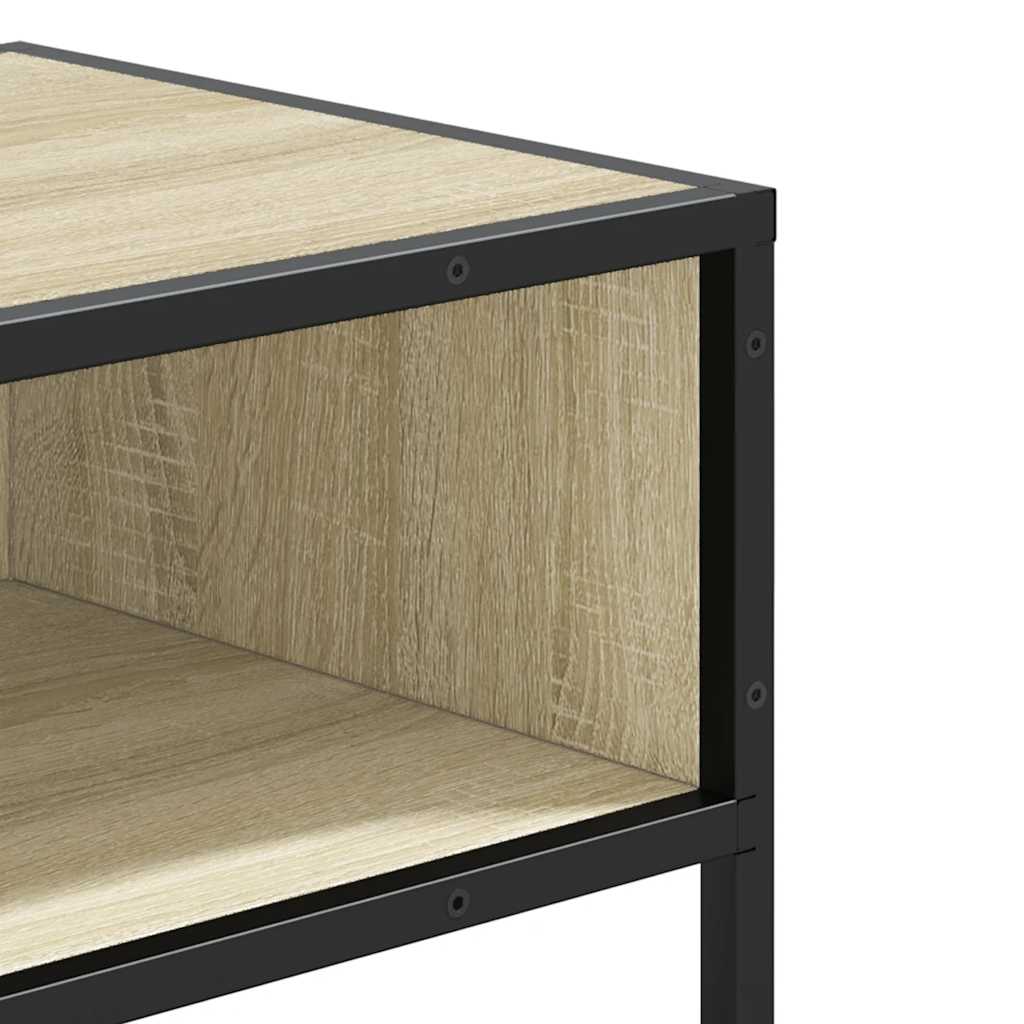Tavolo Consolle Rovere Sonoma 90x35x80 cm in Legno Multistrato | homemem39