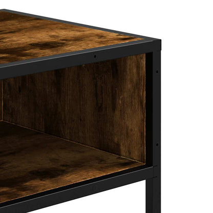 Tavolino Consolle Rovere Fumo 90x35x80 cm in Legno Multistrato | homemem39
