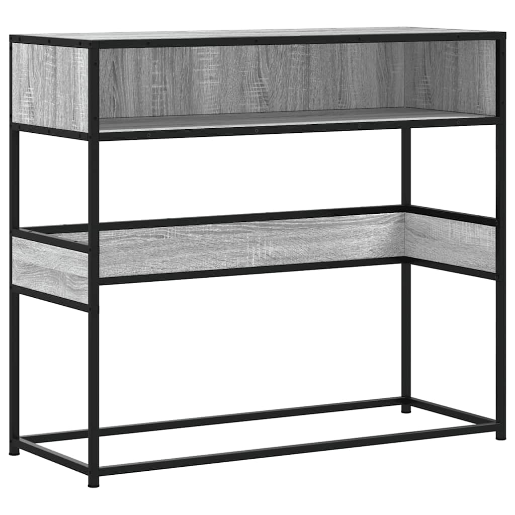 Tavolo Consolle Rovere Sonoma 90x35x80 cm in Legno Multistrato | homemem39