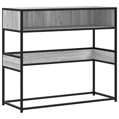 Tavolo Consolle Rovere Sonoma 90x35x80 cm in Legno Multistrato | homemem39