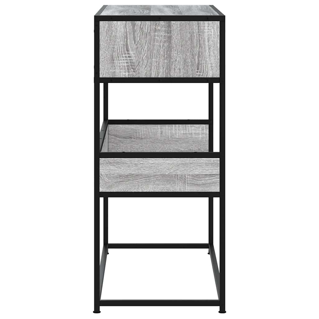 Tavolo Consolle Rovere Sonoma 90x35x80 cm in Legno Multistrato | homemem39