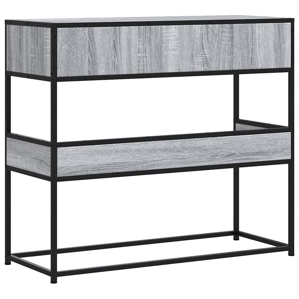 Tavolo Consolle Rovere Sonoma 90x35x80 cm in Legno Multistrato | homemem39
