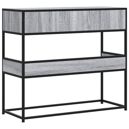 Tavolo Consolle Rovere Sonoma 90x35x80 cm in Legno Multistrato | homemem39