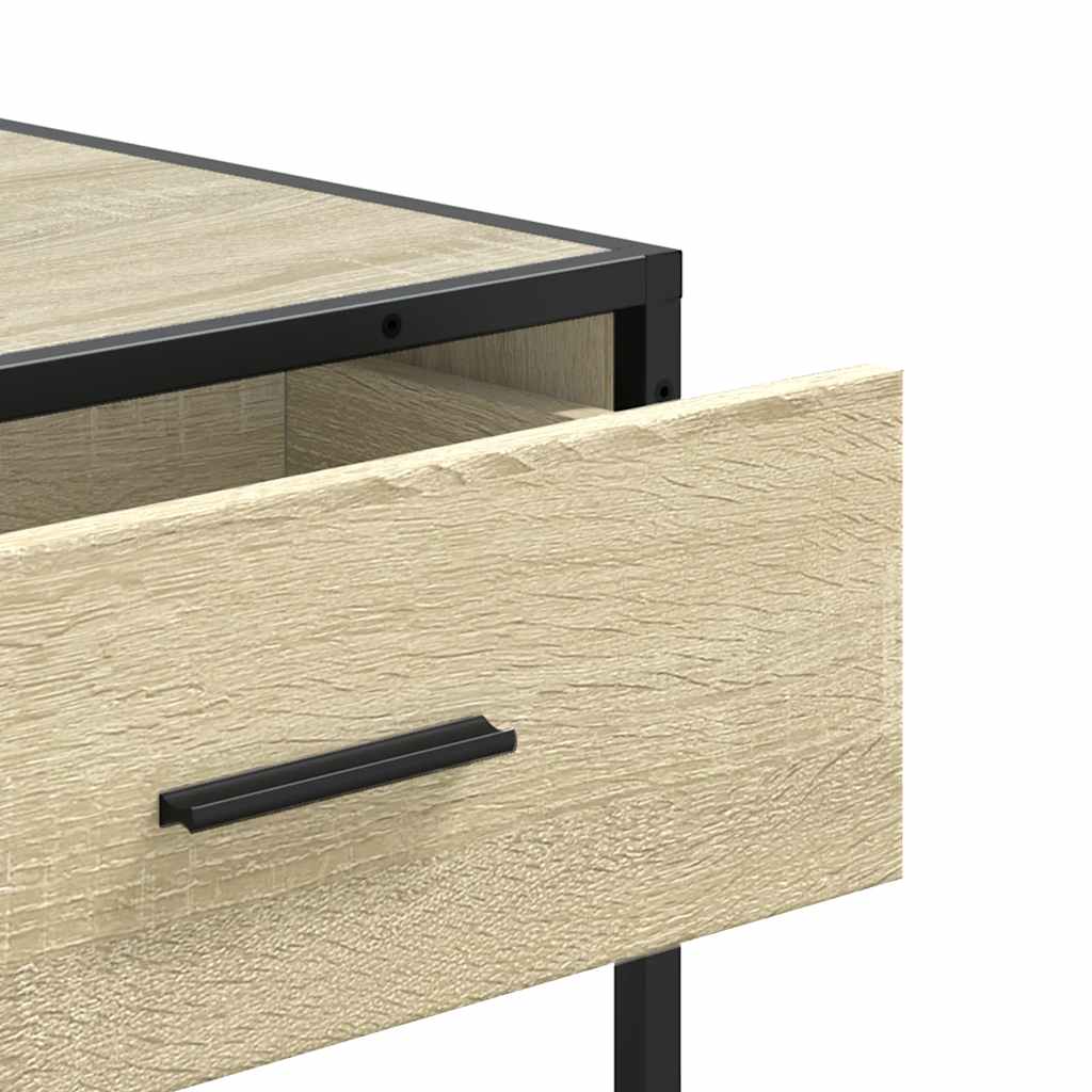 Tavolo Consolle Rovere Sonoma 90x35x80 cm in Legno Multistrato | homemem39