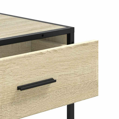 Tavolo Consolle Rovere Sonoma 90x35x80 cm in Legno Multistrato | homemem39