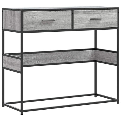 Tavolo Consolle Rovere Sonoma 90x35x80 cm in Legno Multistrato | homemem39