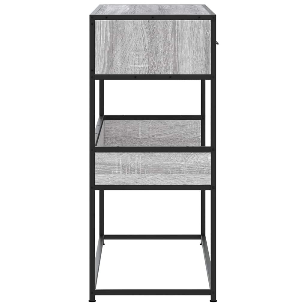 Tavolo Consolle Rovere Sonoma 90x35x80 cm in Legno Multistrato | homemem39