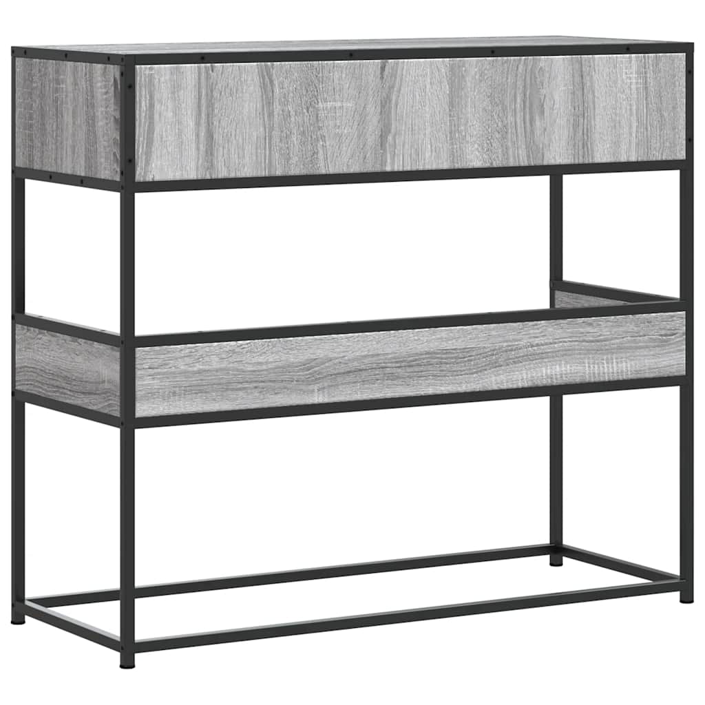 Tavolo Consolle Rovere Sonoma 90x35x80 cm in Legno Multistrato | homemem39