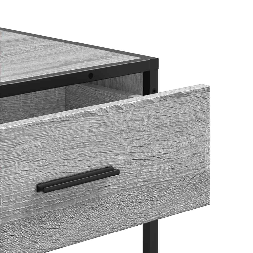 Tavolo Consolle Rovere Sonoma 90x35x80 cm in Legno Multistrato | homemem39