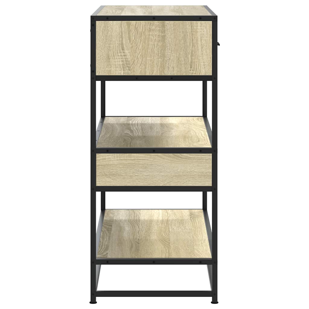 Tavolo Consolle Rovere Sonoma 90x35x80 cm in Legno Multistrato | homemem39
