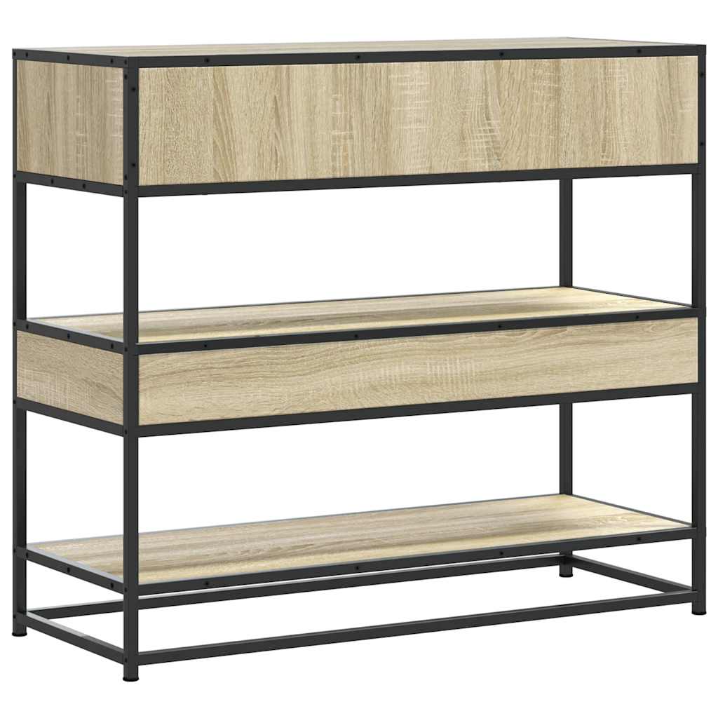 Tavolo Consolle Rovere Sonoma 90x35x80 cm in Legno Multistrato | homemem39