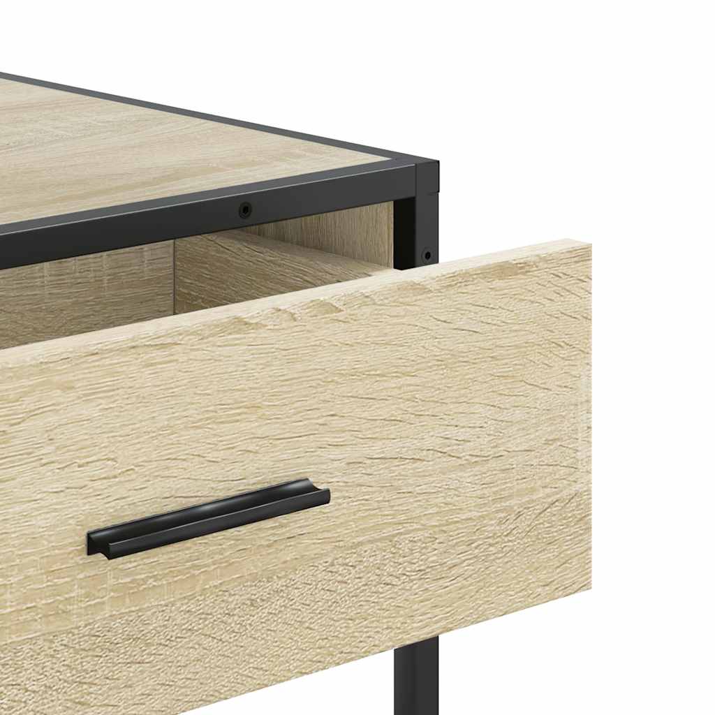 Tavolo Consolle Rovere Sonoma 90x35x80 cm in Legno Multistrato | homemem39