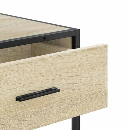 Tavolo Consolle Rovere Sonoma 90x35x80 cm in Legno Multistrato | homemem39