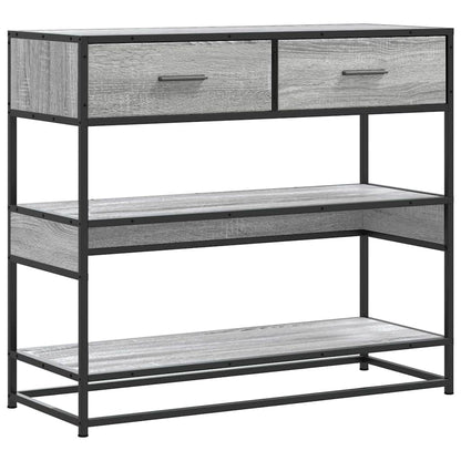 Tavolo Consolle Rovere Sonoma 90x35x80 cm in Legno Multistrato | homemem39