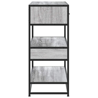 Tavolo Consolle Rovere Sonoma 90x35x80 cm in Legno Multistrato | homemem39